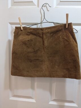 Forever 21 Brown Suede Mini Skirt